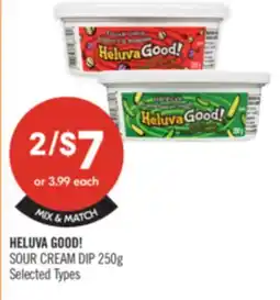Shoppers Drug Mart HELUVA GOOD! SOUR CREAM DIP offer
