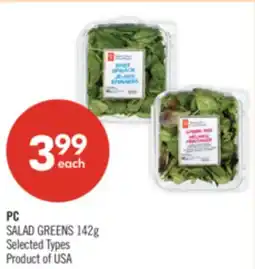 Shoppers Drug Mart PC SALAD GREENS offer