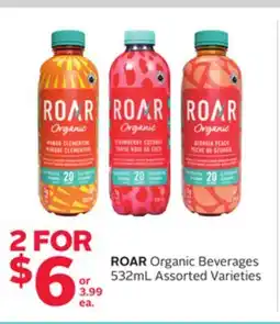 Rexall ROAR Organic Beverages offer