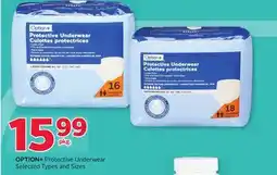 Rexall OPTION+ Protective Underwear offer