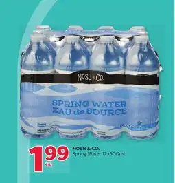 Rexall NOSH & CO. Spring Water offer