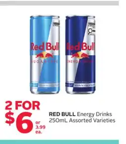 Rexall RED BULL Energy Drinks offer