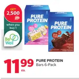 Rexall PURE PROTEIN Bars offer
