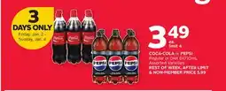 Rexall COCA-COLA or PEPSI Regular or Diet 6x710mL offer