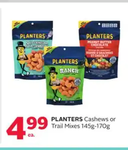 Rexall PLANTERS Cashews or Trail Mixes offer