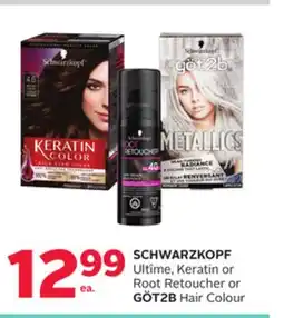 Rexall SCHWARZKOPF Ultîme, Keratin or Root Retoucher or GÖT2B Hair Colour offer