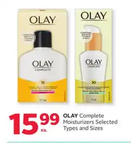 Rexall OLAY Complete Moisturizers offer