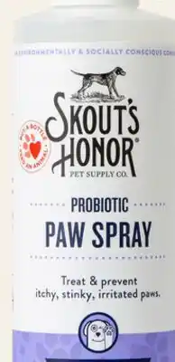 Petvalu Skout's Honor Paw Spray offer