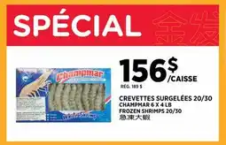 Kim Phat CHAMPMAR 6 X 4 LB FROZEN SHRIMPS 20/30 offer