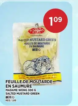 Kim Phat MADAME WONG 300 G SALTED MUSTARD GREEN offer