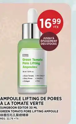 Kim Phat SUNGBOON EDITOR GREEN TOMATO PORE LIFTING AMPOULE offer