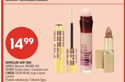 Pharmaprix MAYBELLINE NEW YORK BUBBLE Mascara, INSTANT AGE REWIND Concealer or L'ORÉAL COLOR RICHE Lipstick offer
