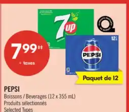 Pharmaprix PEPSI Beverages offer