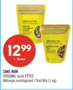 Pharmaprix NO NAME ORIGINAL or Trail Mix offer