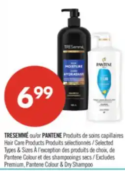 Pharmaprix Tresemmé or Pantene Hair Care Products offer