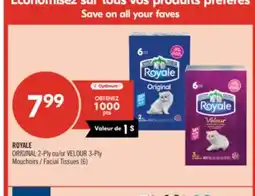 Pharmaprix ROYALE ORIGINAL 2-Ply or VELOUR 3-Ply (6) offer
