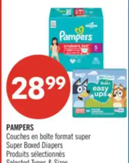 Pharmaprix PAMPERS Super Boxed Diapers offer