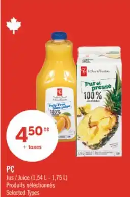 Pharmaprix PC Juice offer