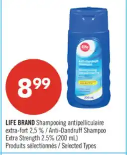 Pharmaprix LIFE BRAND Anti-Dandruff Shampoo Extra Strength 2.5% offer