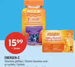 Pharmaprix EMERGEN-C Vitamin Gummies or Sachets offer