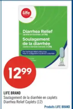 Pharmaprix LIFE BRAND Diarrhea Relief Caplets offer