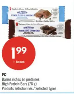 Pharmaprix PC High Protein Bars offer