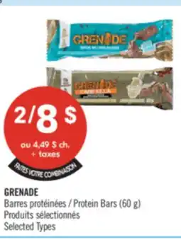 Pharmaprix GRENADE Protein Bars (60 g) offer