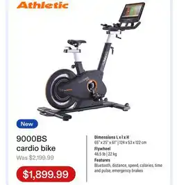 Club Piscine 9000BS cardio bike offer