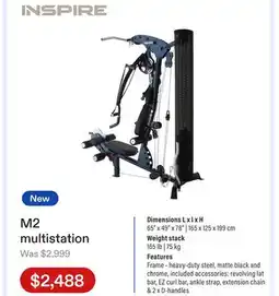 Club Piscine M2 MULTI home gym offer