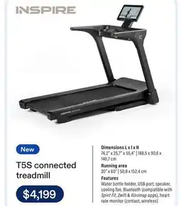 Club Piscine T5S foldable treadmill offer
