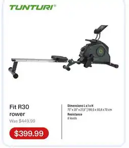 Club Piscine Fit R30 rower offer