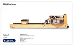 Club Piscine Natural rower offer