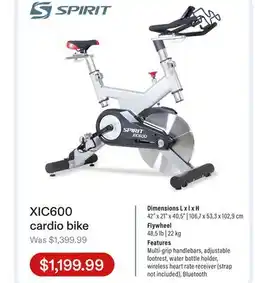 Club Piscine XIC600 cardio bike offer