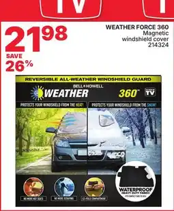 Rossy WEATHER FORCE 360 Magnetic windshield cover offer