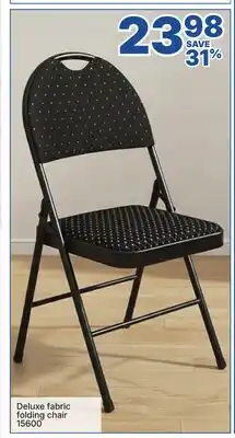Rossy Deluxe fabric folding chair offer