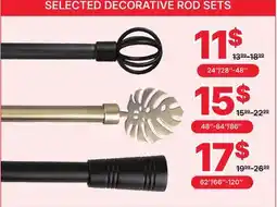 Rossy SELECTED DECORATIVE ROD SETS offer