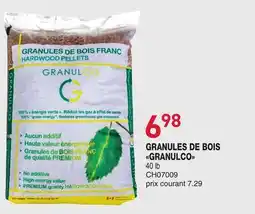 Matério GRANULES DE BOIS GRANULCO offer