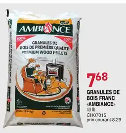 Matério GRANULES DE BOIS FRANC AMBIANCE offer