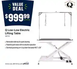 Ren’s Pets Depot Q Low-Low Electric Lifting Table offer