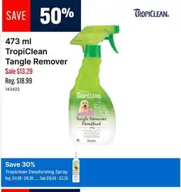 Ren’s Pets Depot 473 ml TropiClean Tangle Remover offer