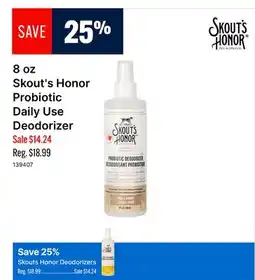 Ren’s Pets Depot 8 oz Skout's Honor Probiotic Daily Use Deodorizer offer