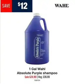 Ren’s Pets Depot 1 Gal Wahl Absolute Purple shampoo offer