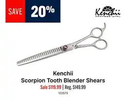 Ren’s Pets Depot Kenchii Scorpion Tooth Blender Shears offer