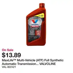 Bumper to Bumper MaxLife Multi-Vehicle (ATF) Full Synthetic Automatic Transmission Fluid - 946 ml offer