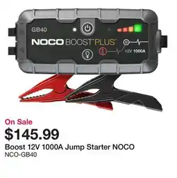 Bumper to Bumper Boost 12V 1000A Jump Starter offer