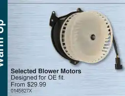 PartSource Selected Blower Motors offer