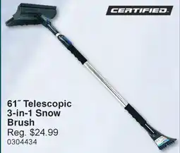 PartSource CERTIFIED 61˝ Telescopic 3-in-1 Snow Brush offer
