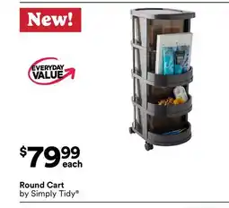 Michaels Round Cart by Simply Tidy offer