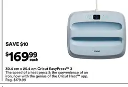 Michaels 30.4 cm x 25.4 cm Cricut EasyPress 3 offer
