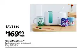 Michaels Cricut mug Press offer